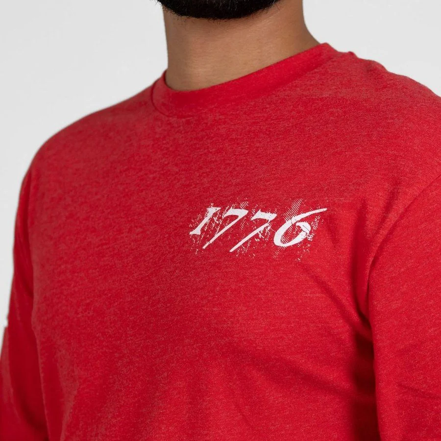1776 Flag Long Sleeve - Red - Image 11