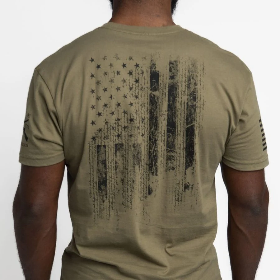 1776 Flag - Military Green - Image 2