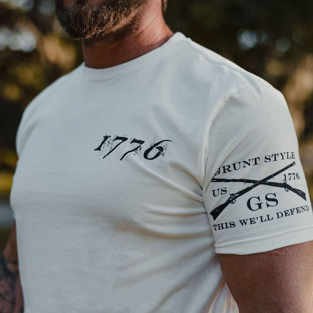 1776 Flag T-Shirt - WhIte - Image 2