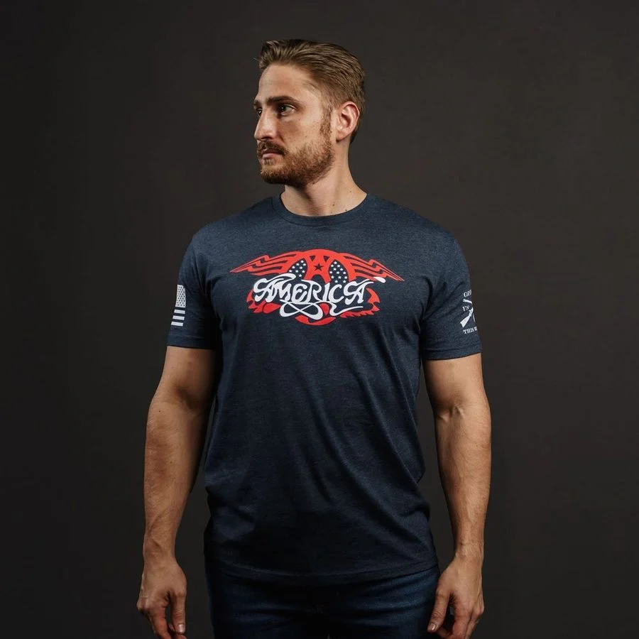 AeroAmerica T-Shirt - Midnight Navy - Image 3