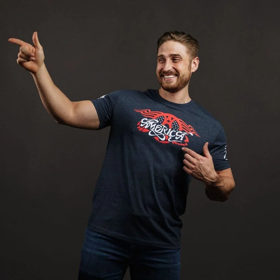 AeroAmerica T-Shirt - Midnight Navy - Image 5