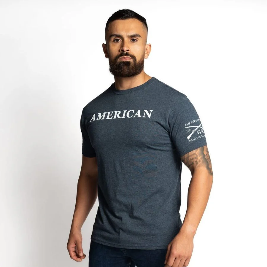 American Defined T-Shirt - Midnight Navy - Image 9