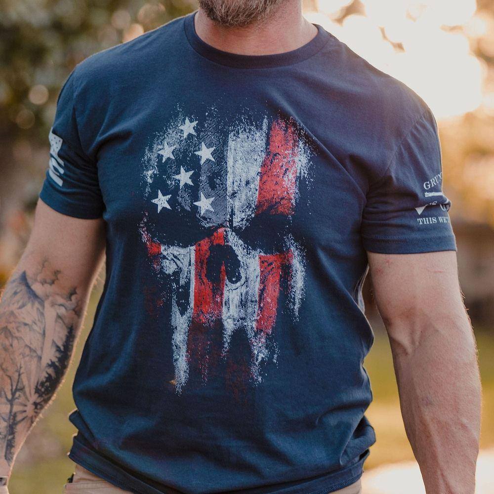 American Reaper 2.0 T-Shirt - Midnight Navy - Image 2