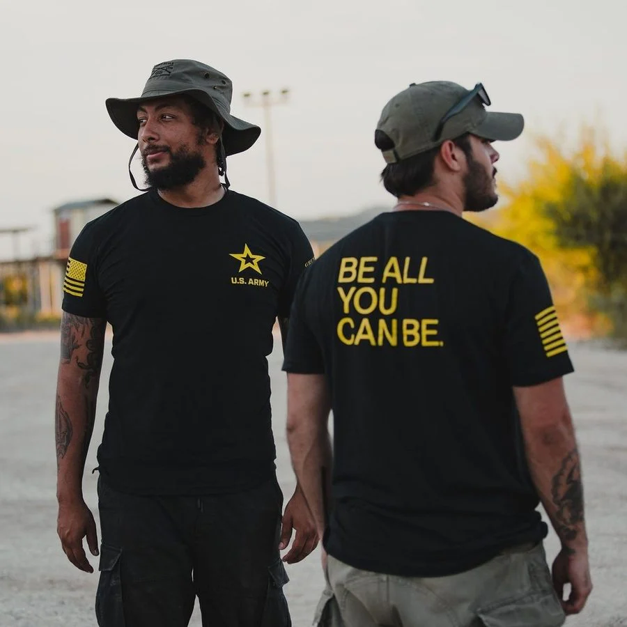 Army Be All You Can Be T-Shirt - Black - Image 2