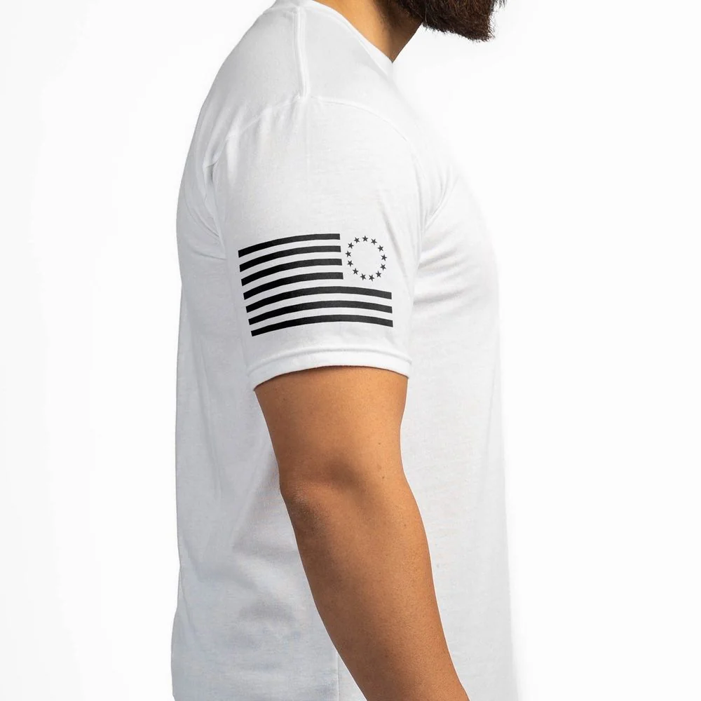 Betsy Ross Basic T-Shirt - White - Image 5
