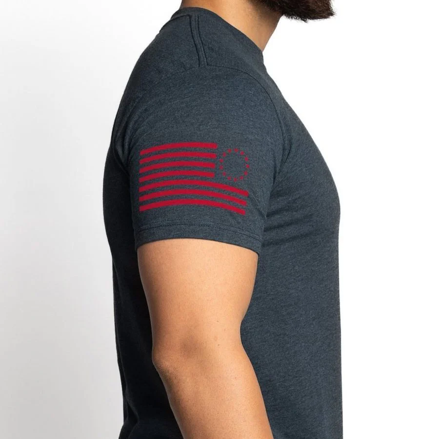 Betsy Ross Basic T-Shirt - Midnight Navy - Image 6