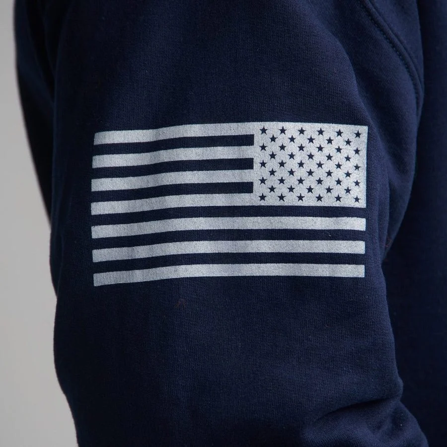 Basic Hoodie - Navy - Image 4