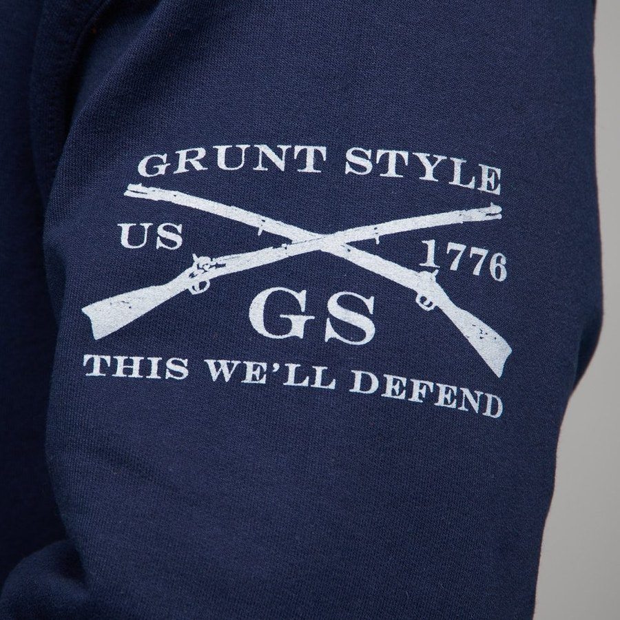 Basic Hoodie - Navy - Image 5