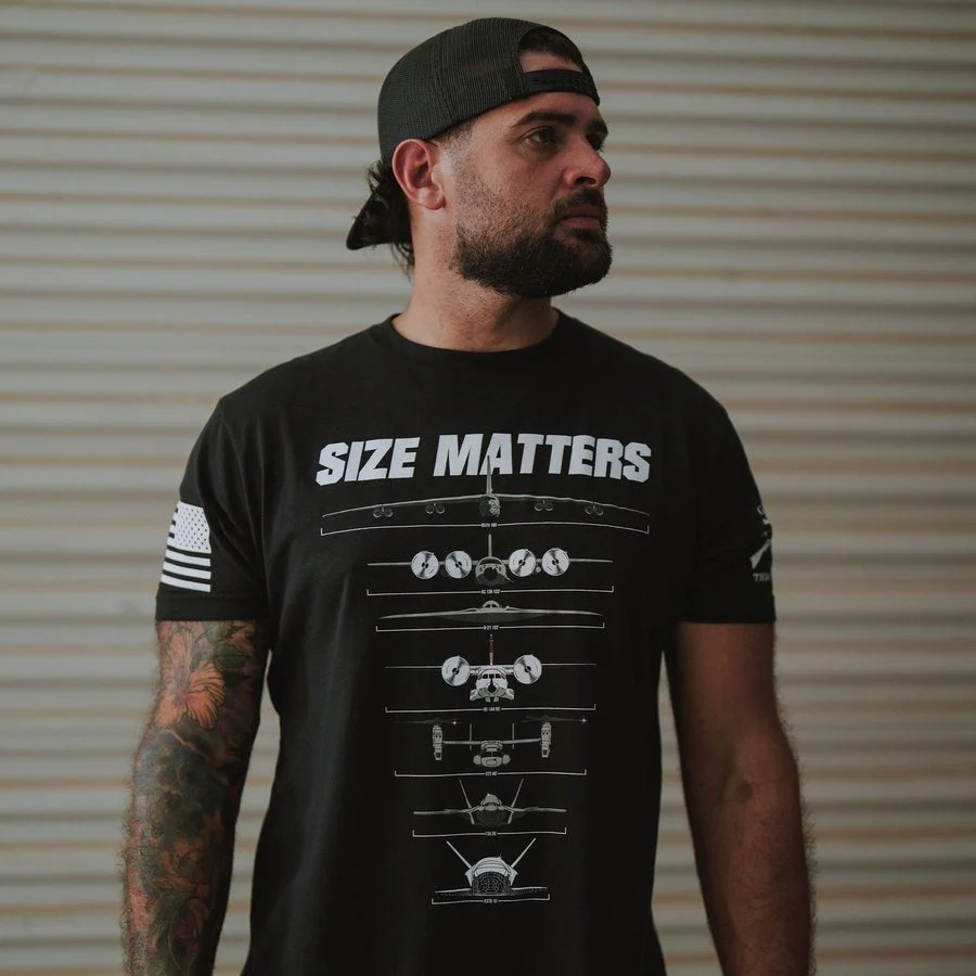 Cockpit Size Matters T-Shirt - Black - Image 2