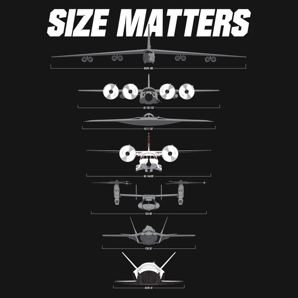 Cockpit Size Matters T-Shirt - Black - Image 4
