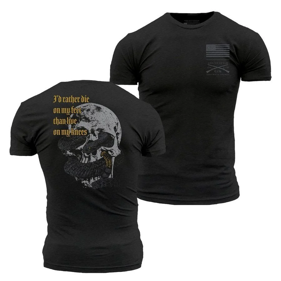 Die On My Feet T-Shirt - Black
