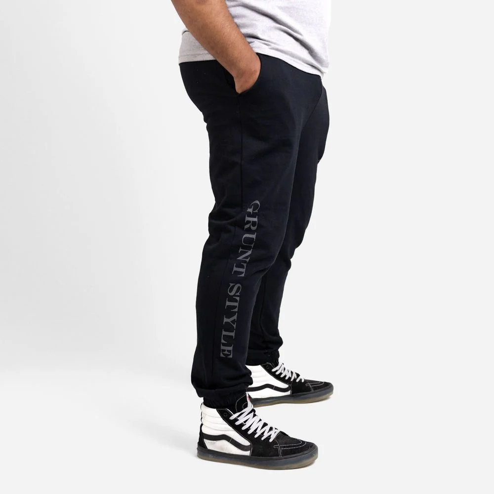 Basic Sweat Pant - Black - Image 6