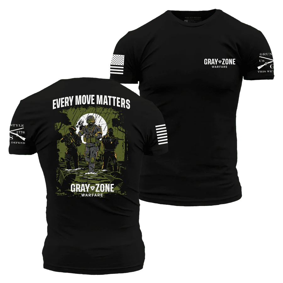 Every Move Matters T-Shirt - Black