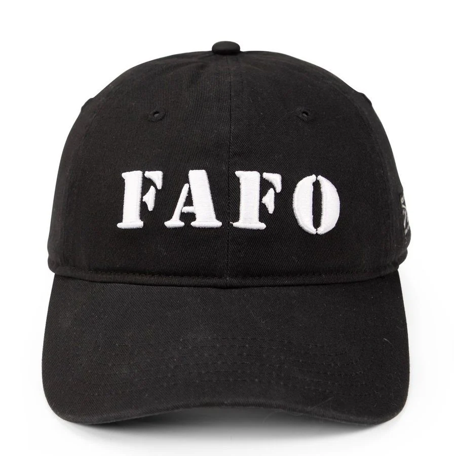 FAFO Dad Hat - Black