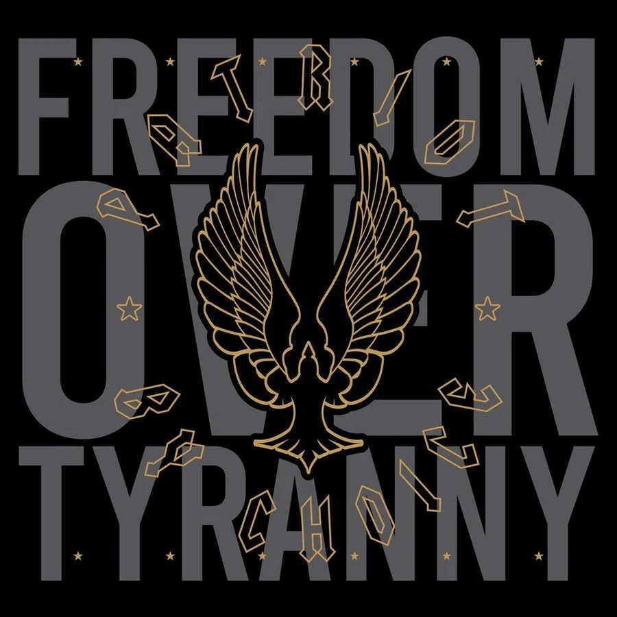 Freedom Over Tyranny Hoodie - Black - Image 4