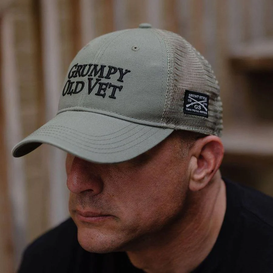Grumpy Old Vet Hat - Image 4