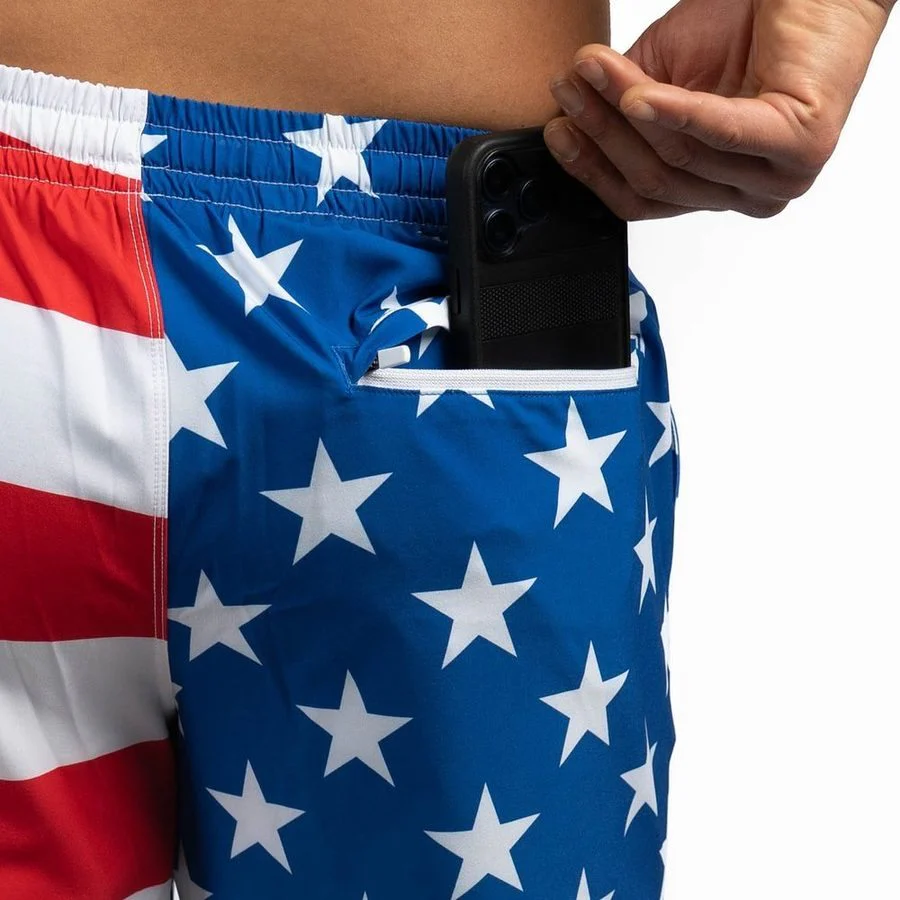 Grunt Short 5" Inseam - American Flag - Image 11