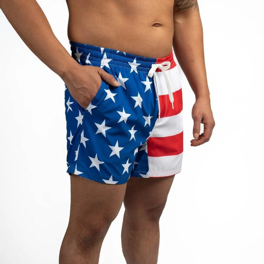 Grunt Short 5" Inseam - American Flag - Image 9