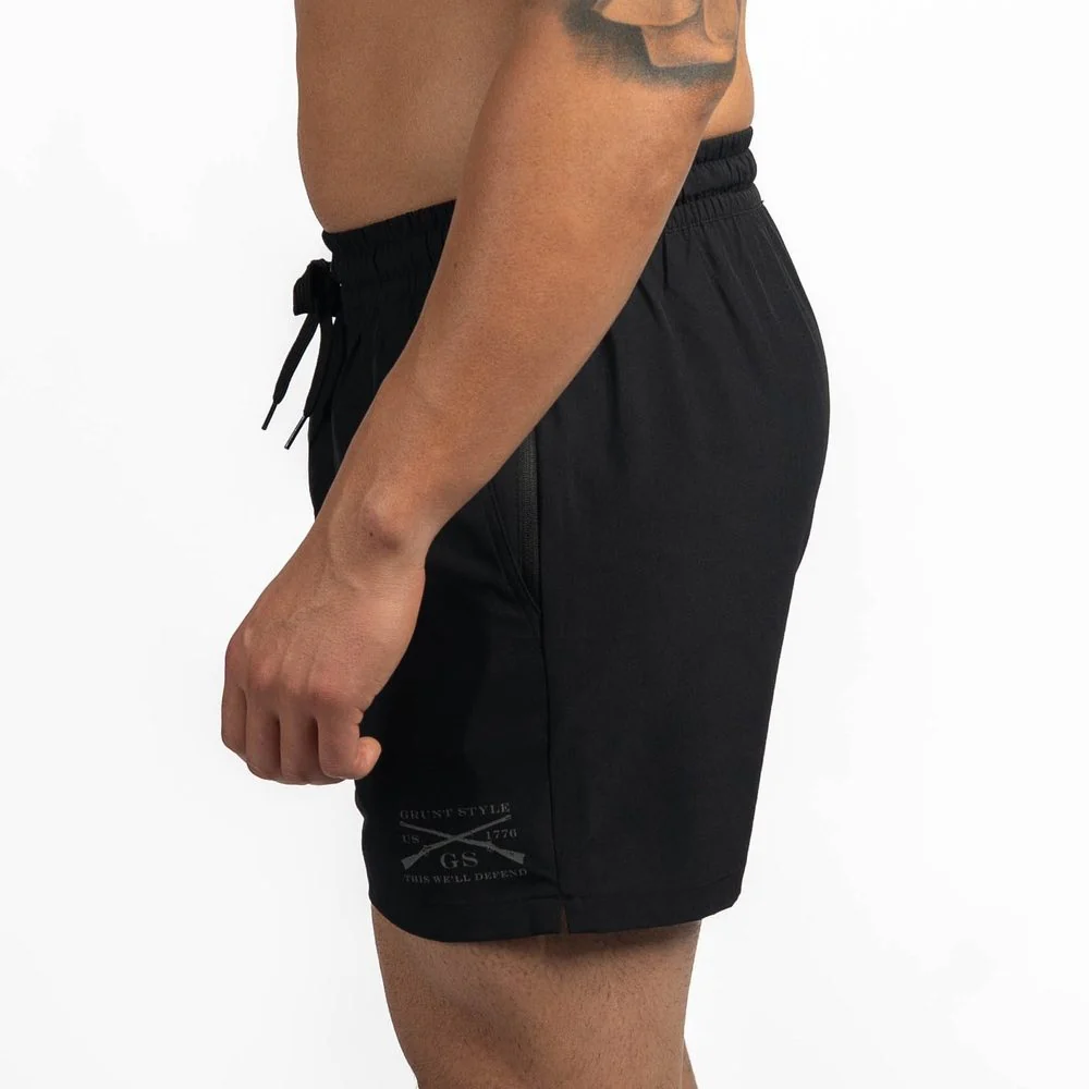 Grunt Short 5" Inseam - Black - Image 10