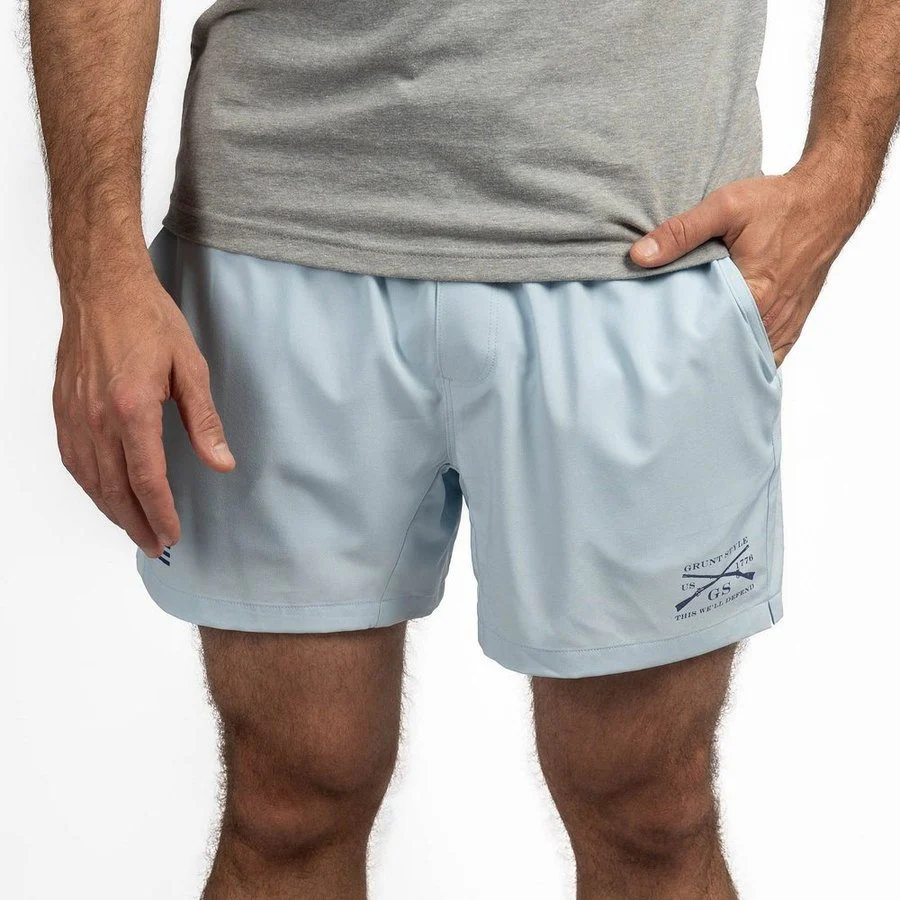 Grunt Short 5" Inseam - Sky Blue
