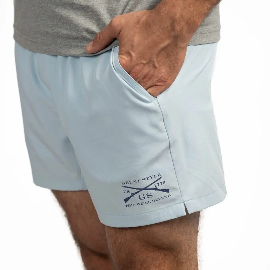 Grunt Short 5" Inseam - Sky Blue - Image 6