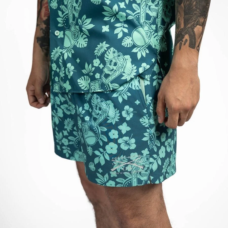 Grunt Short 5" Inseam - Tropical Death Harbor - Image 12