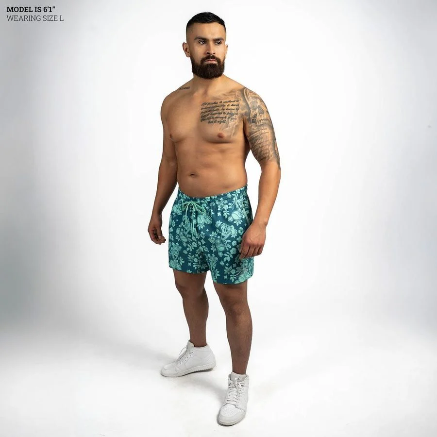 Grunt Short 5" Inseam - Tropical Death Harbor - Image 5
