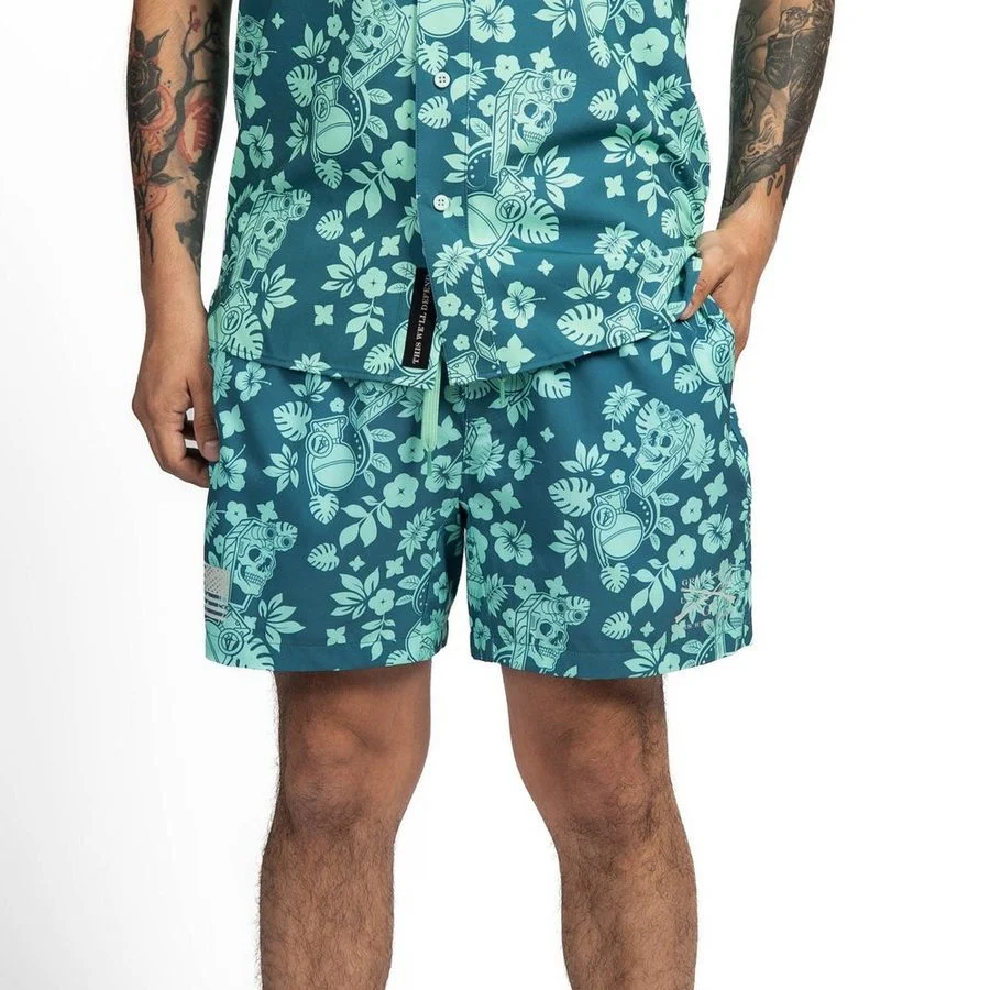Grunt Short 5" Inseam - Tropical Death Harbor - Image 6