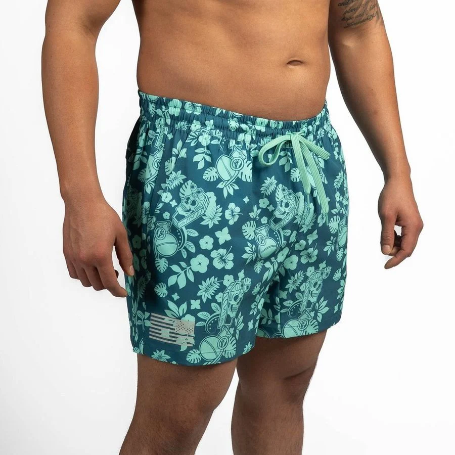 Grunt Short 5" Inseam - Tropical Death Harbor - Image 7