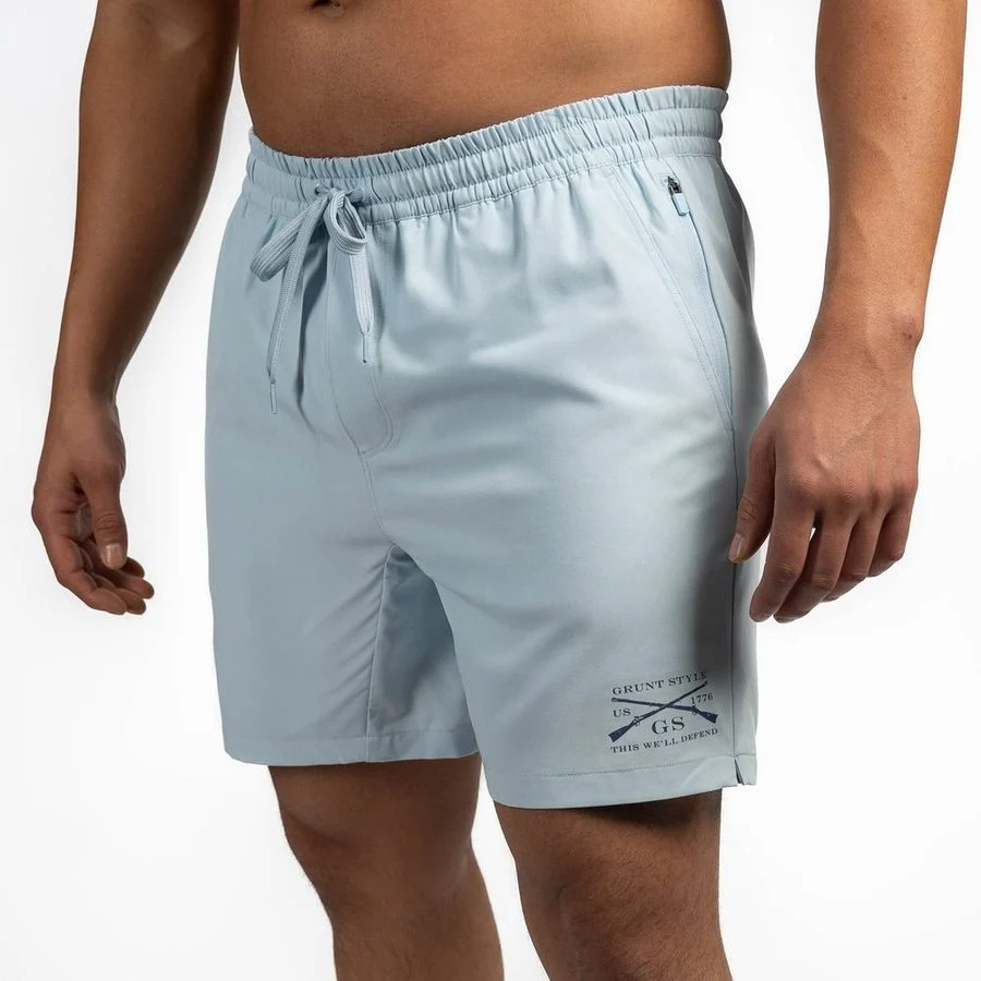 Grunt Short 7" Inseam - Sky Blue - Image 6