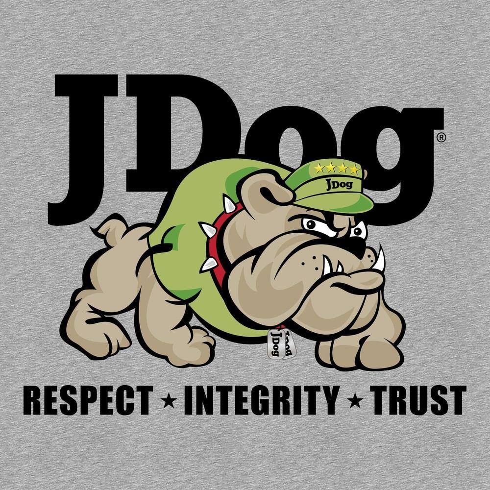 JDog T-Shirt - Heather Grey - Image 2