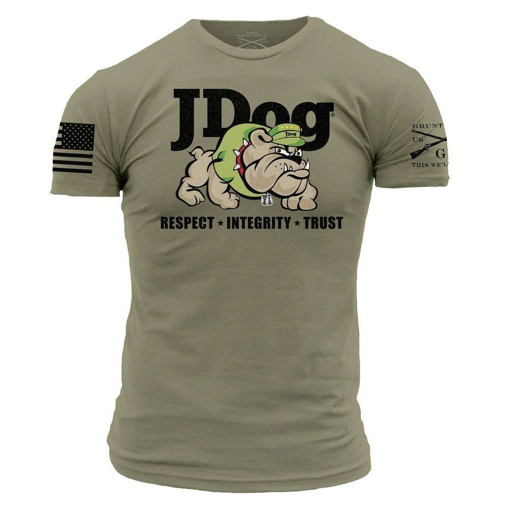 JDog T-Shirt - Light Olive
