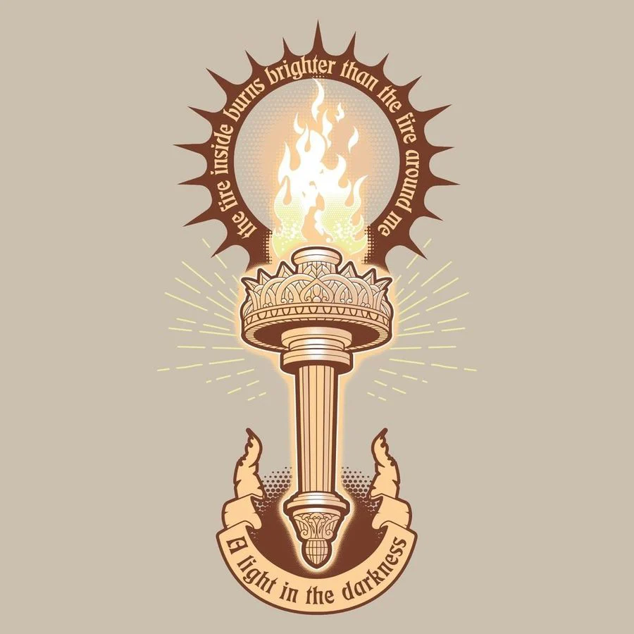 Light In The Darkness T-Shirt - Sand - Image 5