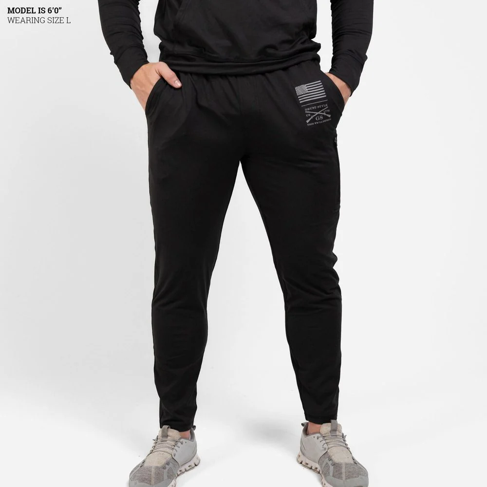 Men's All-Day Jogger - Heather Black - Image 3