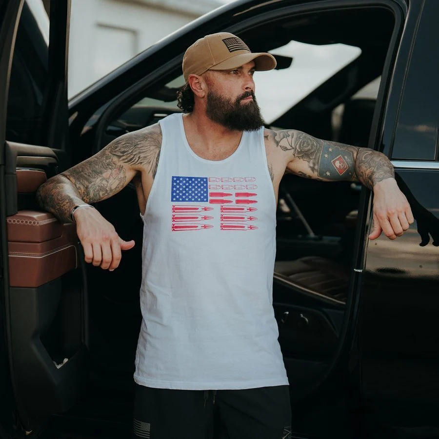 Men's Ammo Flag Tank - White - Image 2