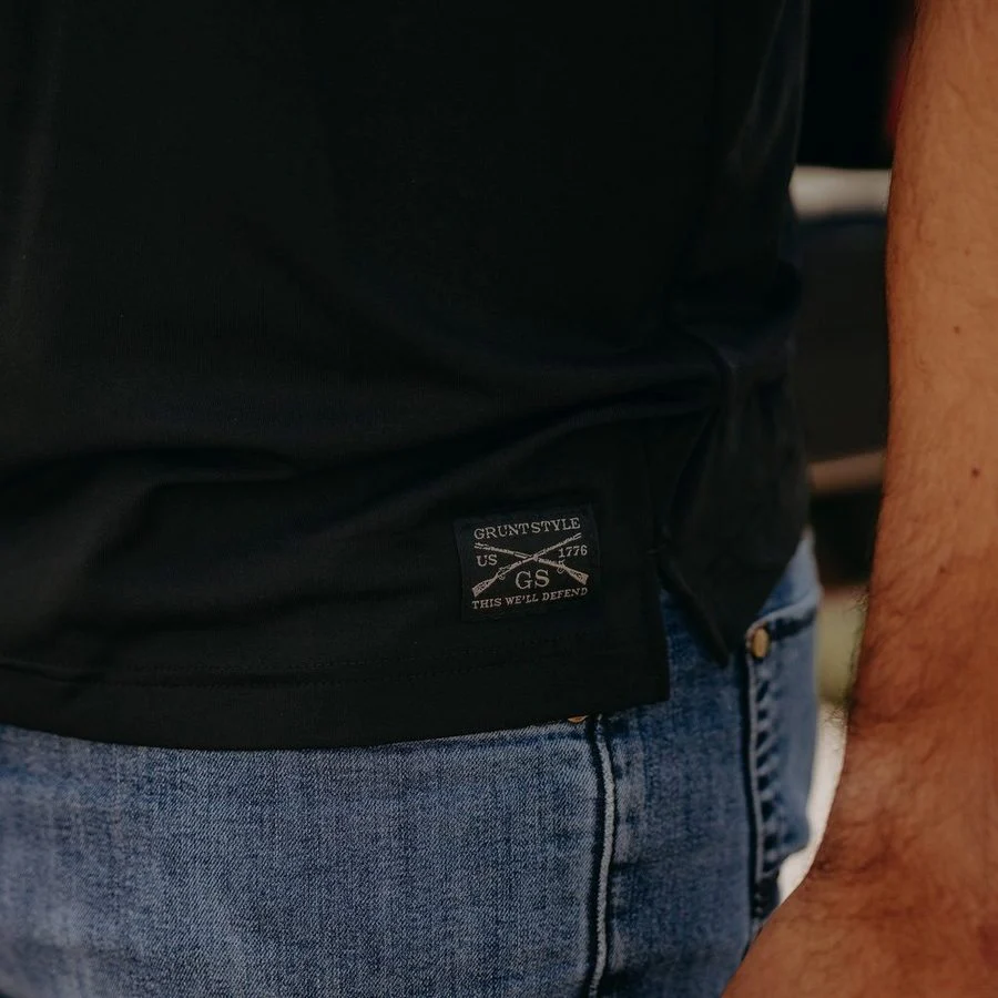 Men's Polo - Black - Image 7