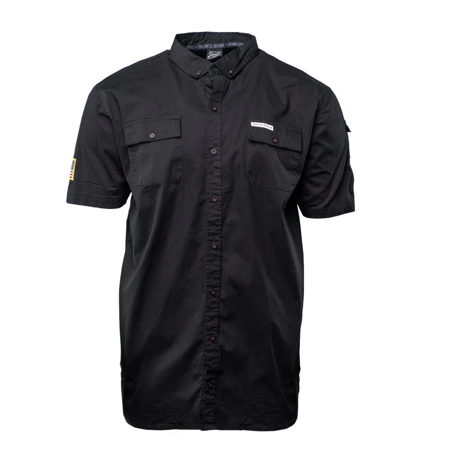 Men's Garage Button Down - Black