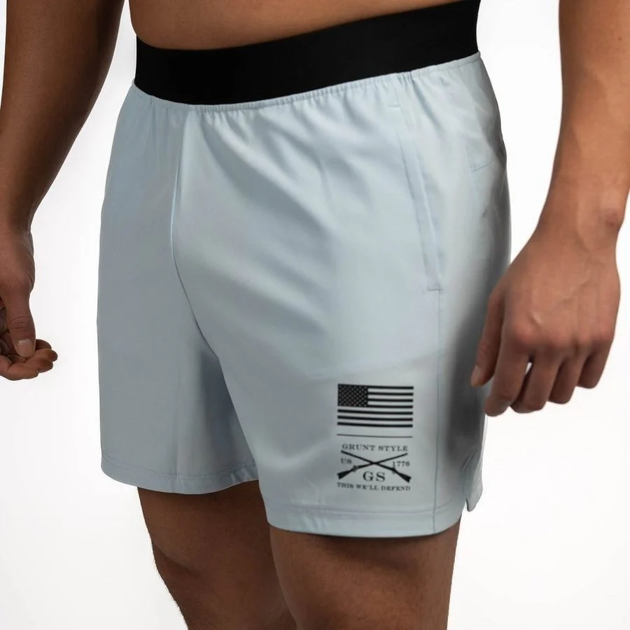 Men's Training Short - Sky Blue - Image 5