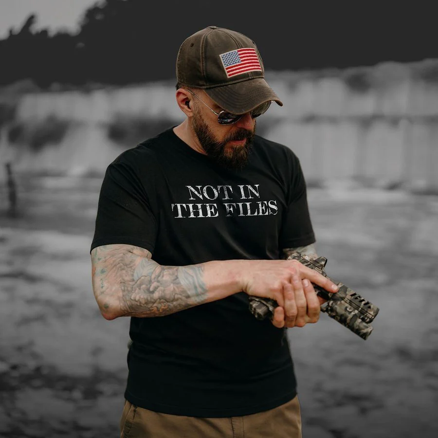 Not In The Files T-Shirt - Black - Image 2