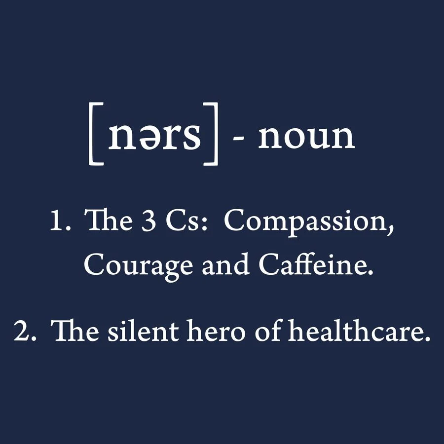 Nurse Defined Long Sleeve - Navy - Image 3
