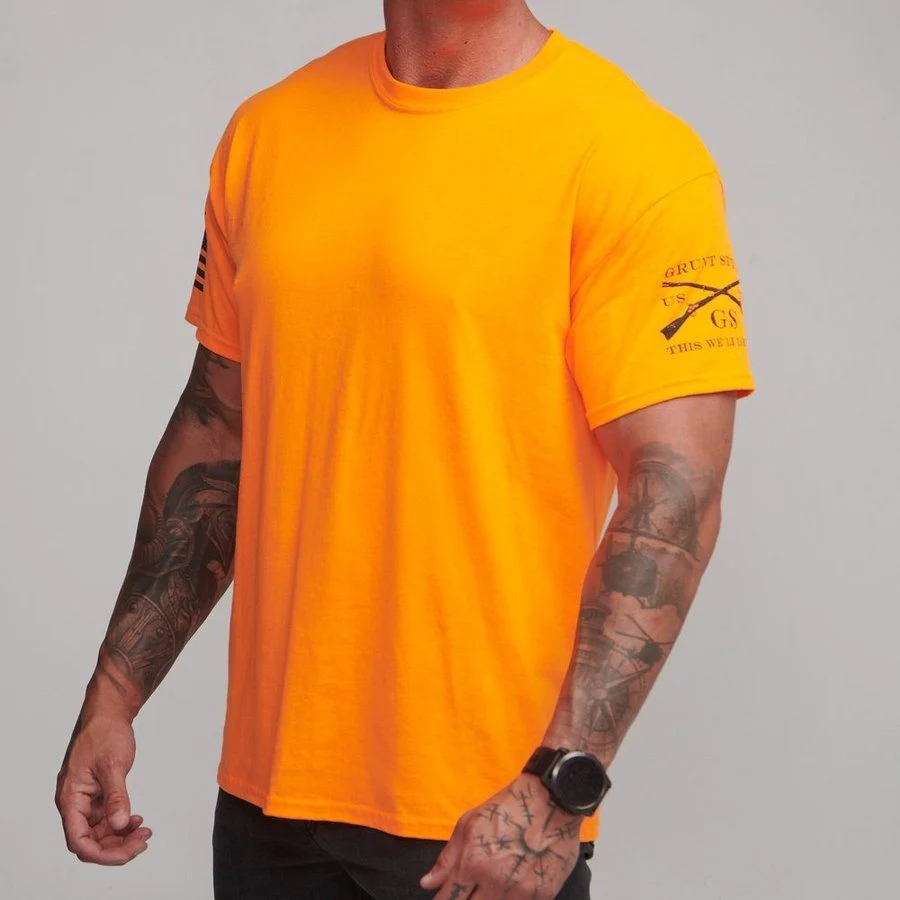 Basic T-Shirts - Safety Orange - 3 Pack - Image 3
