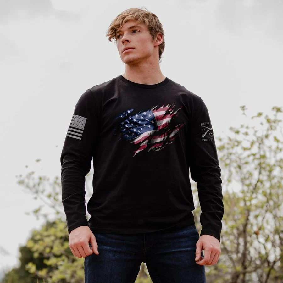 Still Standing Long Sleeve - Black - Image 2