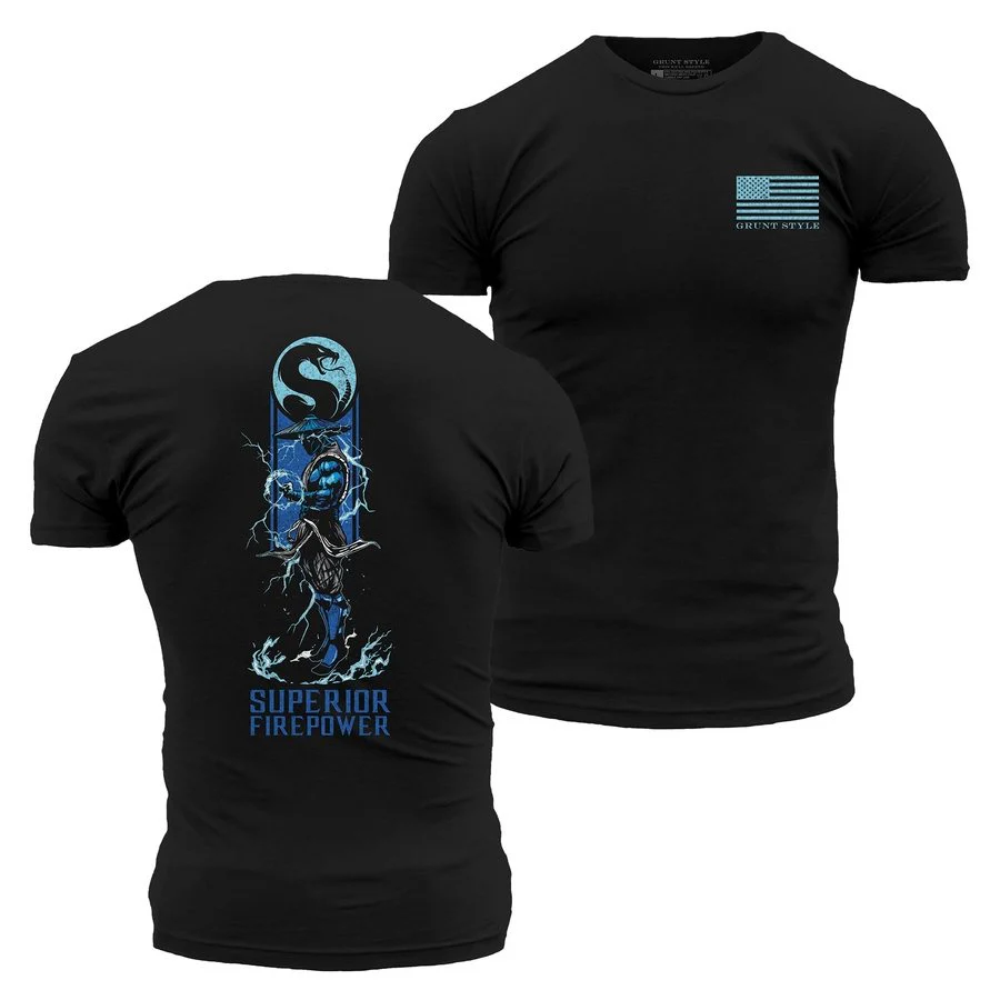 Superior Firepower T-Shirt - Black