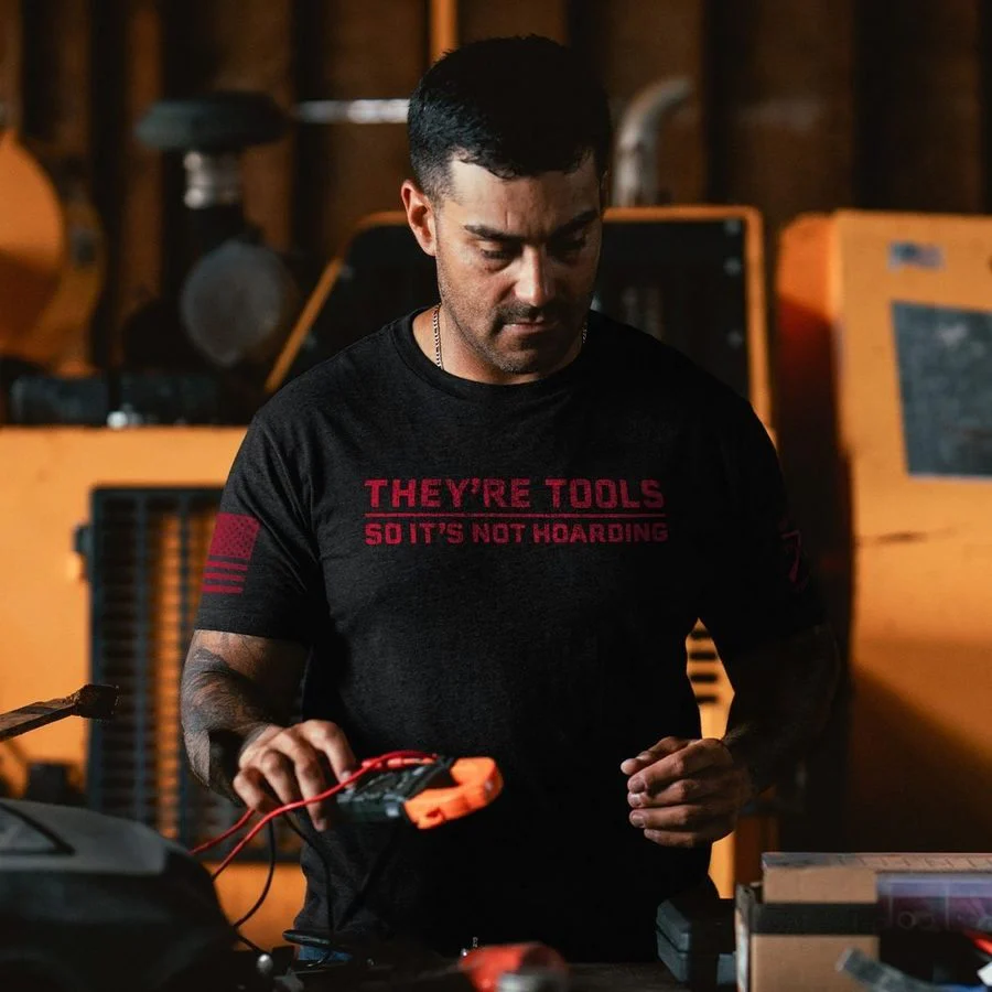 Tools T-Shirt - Black - Image 2
