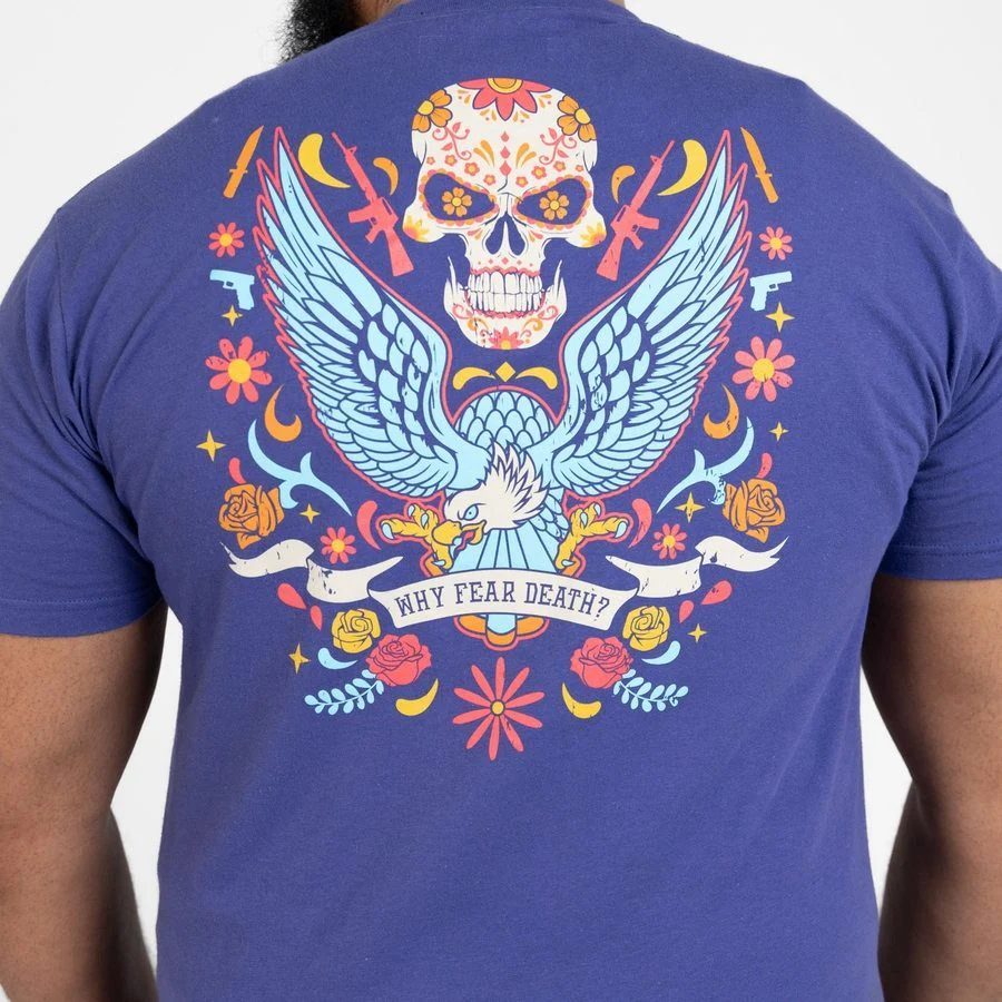 Why Fear Death T-Shirt - Future Dusk - Image 6