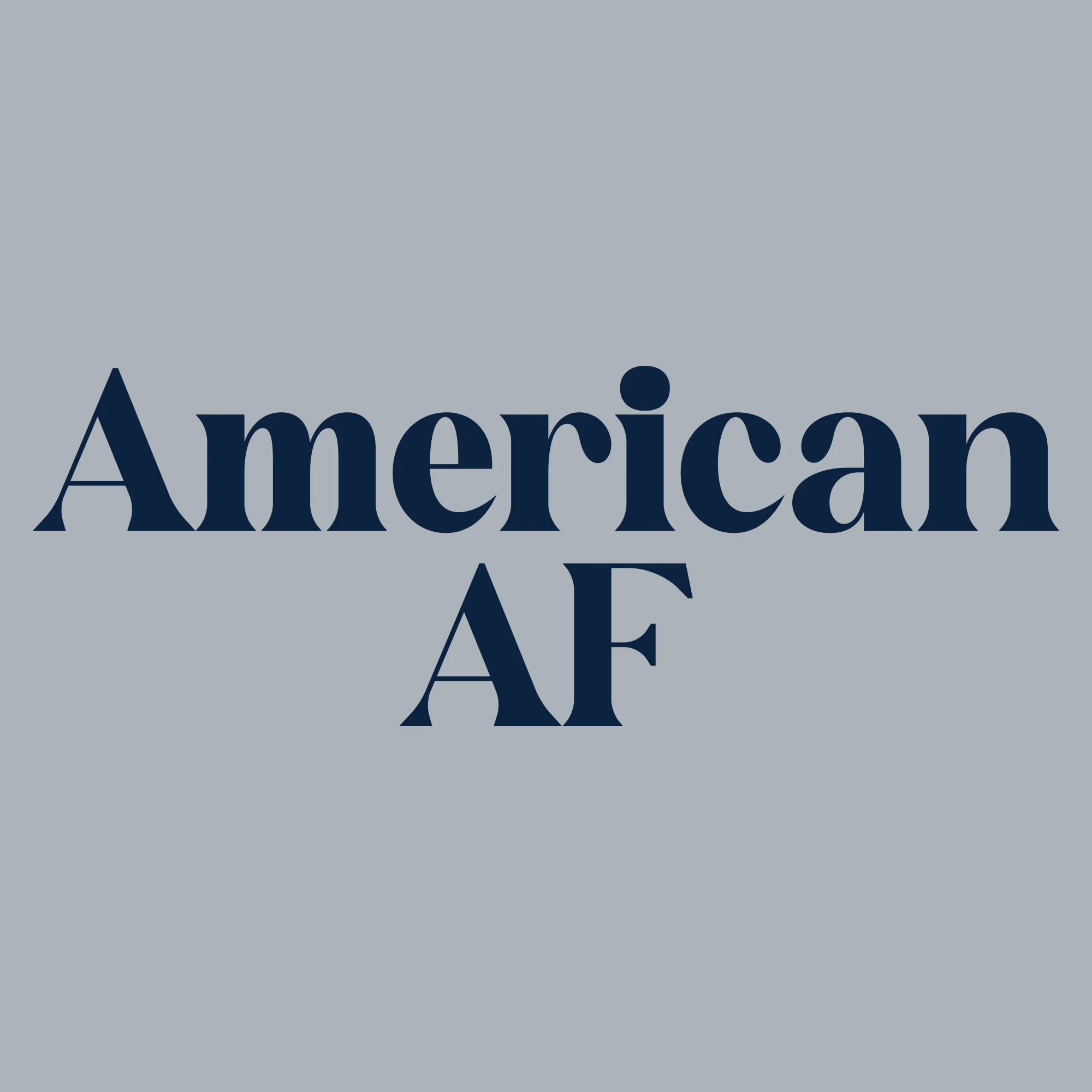Women's American AF V-Neck T-Shirt - Heather Gray - Image 3