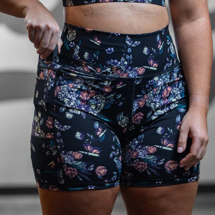 Women's Biker Short - Grenade Paradise - Image 5