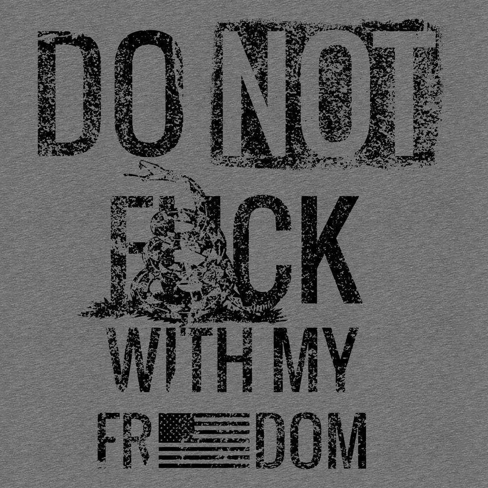 Women's Do Not F*ck With My Freedom Slim Fit T-Shirt - Image 2