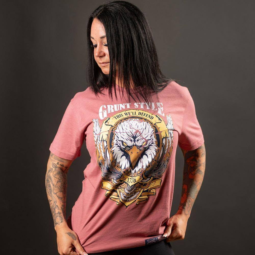 Women's Easy Rider Boyfriend Fit T-Shirt - Heather Mauve - Image 5