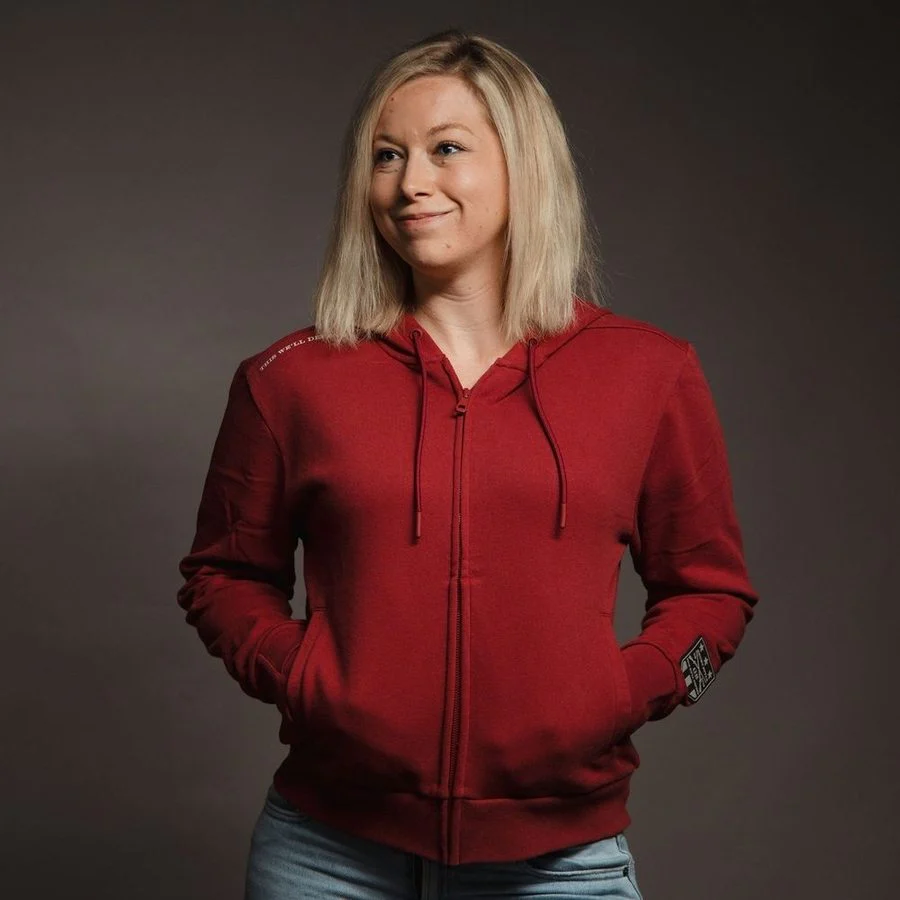 Women's Elite Full-Zip Hoodie - Red Plum - Image 4